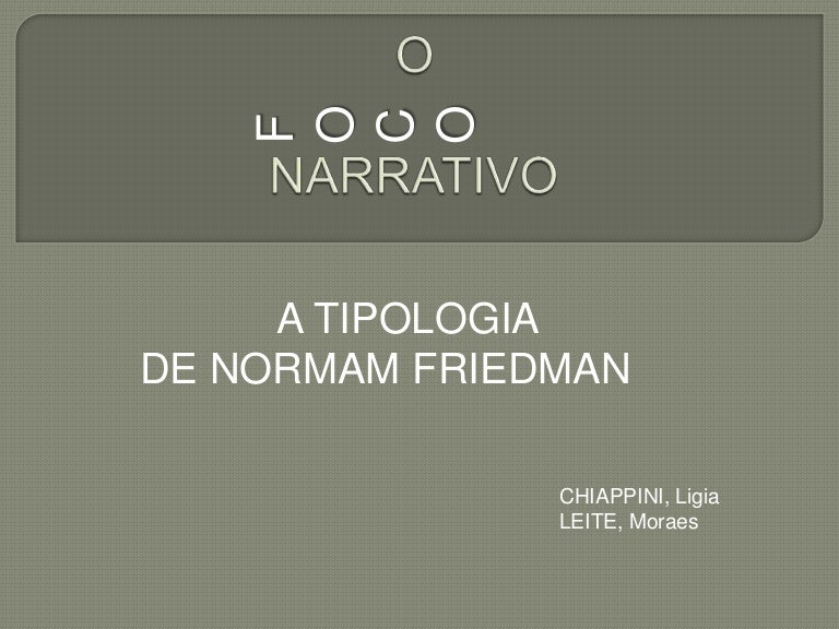 Ligia Chiappini Moraes Leite – O Foco Narrativo