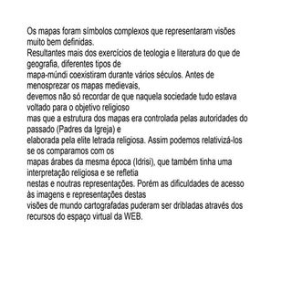 ApresentaçãO Mapas HistóRicos