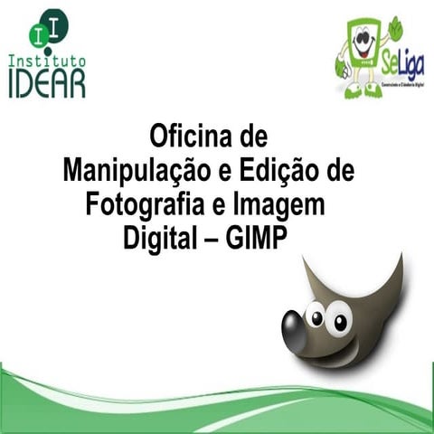 Oficina Edição E Manipulação de Imagem Digital