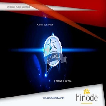 Apresentação   Programa All Star Club Hinode by Associação Unitel