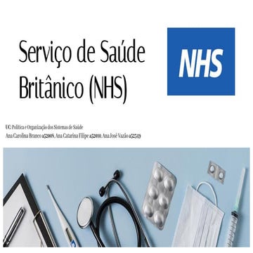 Comprehensive Overview of the British NHS Health Service Model and ...