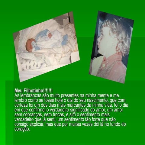 Feliz Aniversário Filho - Elenice