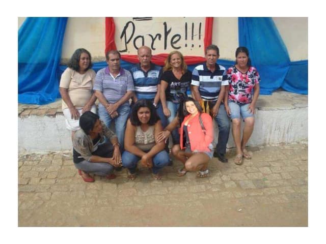 Olha eu na foto da família...