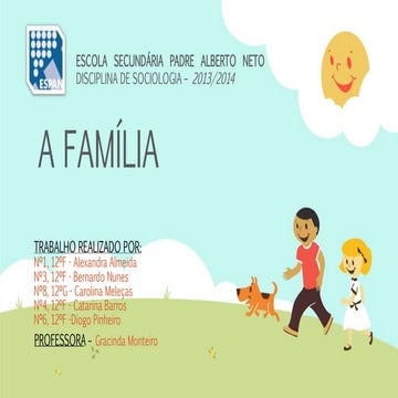 A família - Sociologia 12ºAno