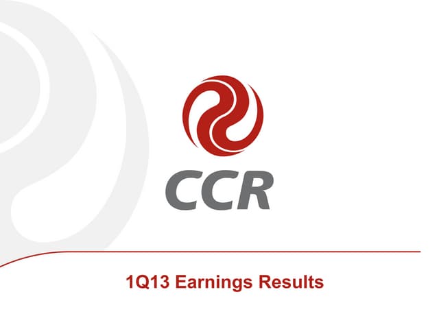 Presentation 1Q13
