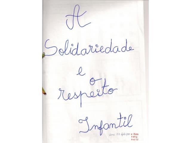 ApresentaçãO1 Solidariedade