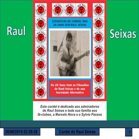 Capa do Cordel Raul Seixas
