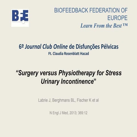 Artigo stress urinary incontinence in pregnant women | PDF