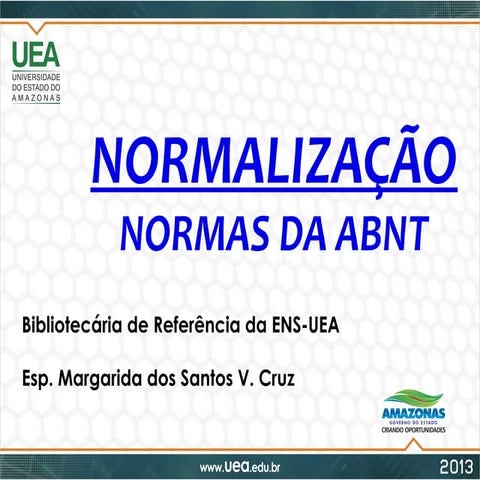 Slide= Normas da ABNT | PPT