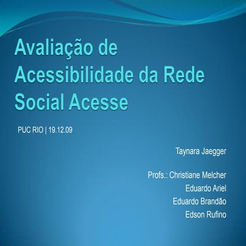 Apresentação Acesse