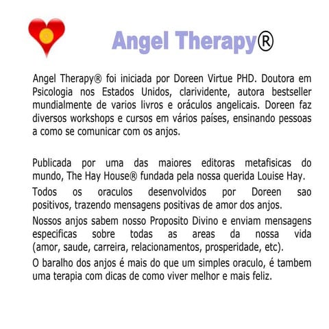 Terapia Dos Anjos Ppt