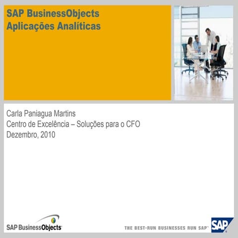 SAP BusinessObjects - Aplicações Analíticas