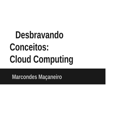 Apresentação cloud computing para sistemas de informação