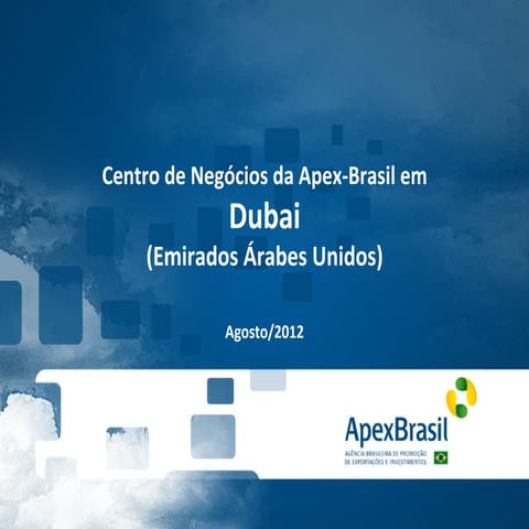 Apresentação - Centro de Negócios em Dubai