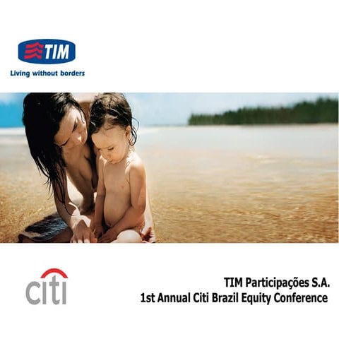 Apresentação conferência citi (somente em inglês)