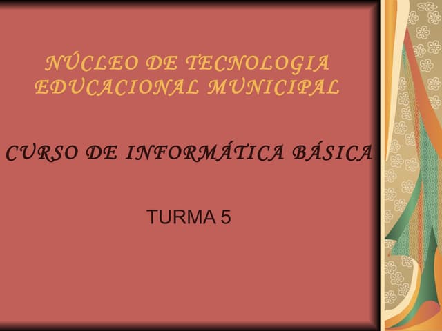 Apresentação Curso de Informática B...