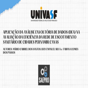 Apresentação Analise envoltória de dados .pdf