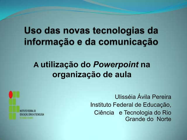Apresentação de slides