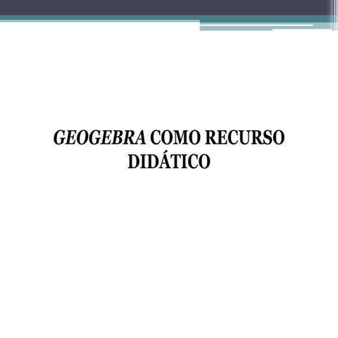 Aula geogebra | PPTX