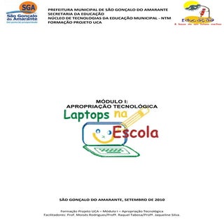 Apresentação formação projeto uca