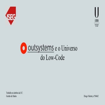 Outsystems e o Universo do Low-Code