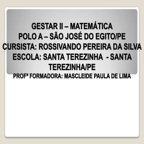 Apresentação getar ii