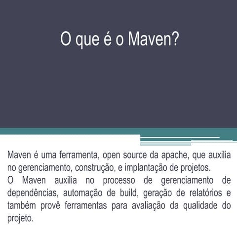 Maven e Nexus. O que são essas ferramentas?
