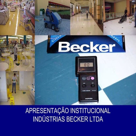 Apresentação institucional becker | PPT
