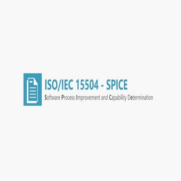 ISO/IEC 15504 SPICE + 33000