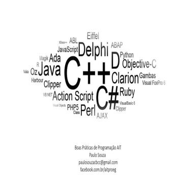 Boas Práticas de Programação