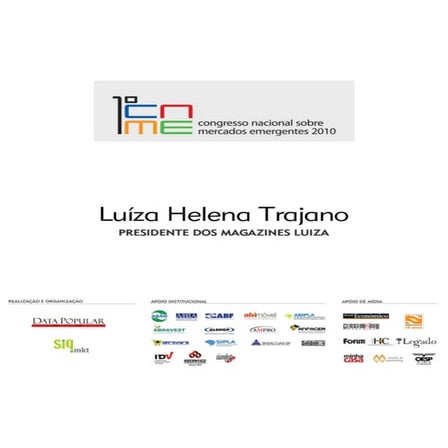 Apresentação Luiza Helena Trajano - Magazine Luiza