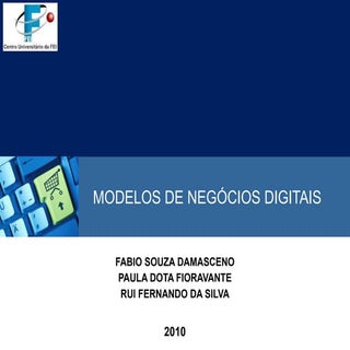 Apresentação Modelos de Negócios Di...