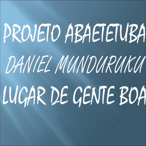 Projeto Abaetetuba 