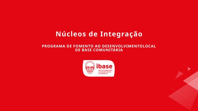 Apresentação Núcleosdesenvolvimento territorial