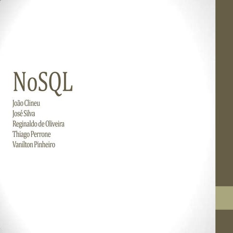Introdução ao Nosql