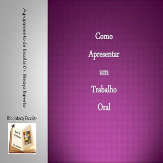 Como fazer uma apresentação oral?