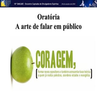 10º SIMCADE  | Oratória - A arte de...