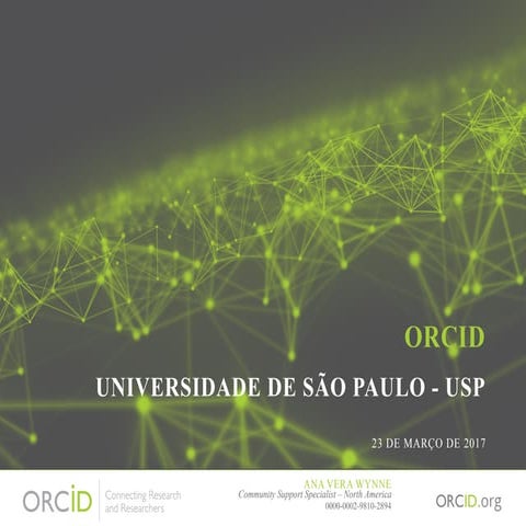 Apresentação ORCiD USP 2017