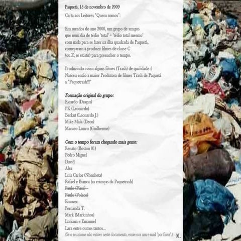 Quem Somos: Paquetrash