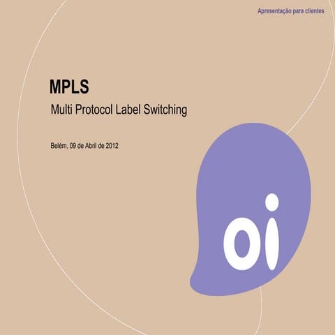 Apresentação para clientes mpls