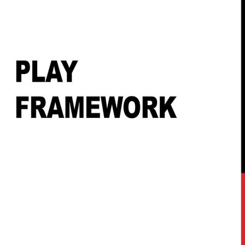 Apresentação play framework