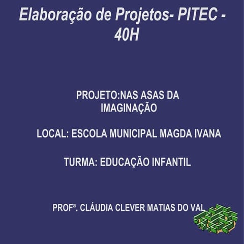 PROJETO LEITURA NA EDUCACÃO INFANTIL