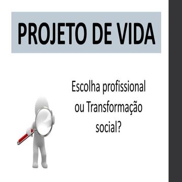 Apostila de Projeto de Vida | PDF