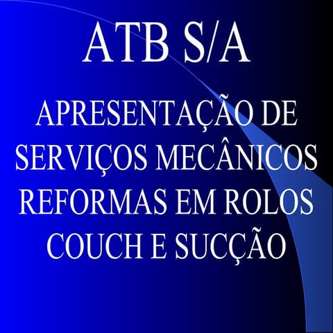 Apresentação reforma sucção