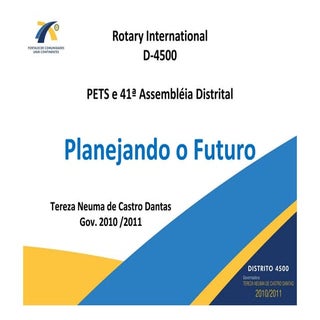 Apresentação Rotary Planejamento