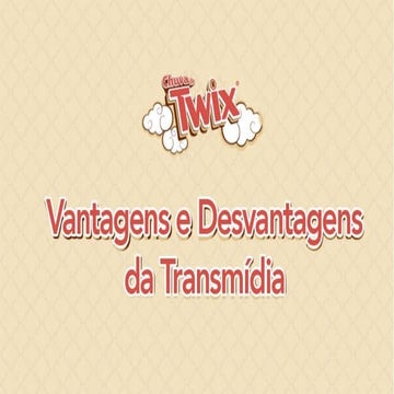 Apresentação seminário - Vantagens e Desvantagens da transmídia, o caso #Chuv...