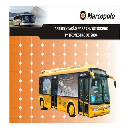 Apresentação teleconferência 1T04 - Apresentação dos Resultados