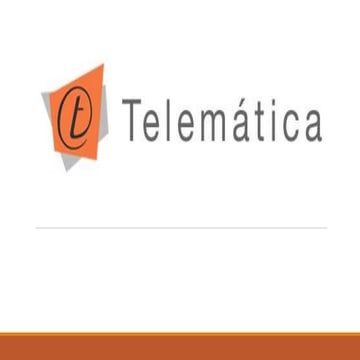 Apresentação telematica