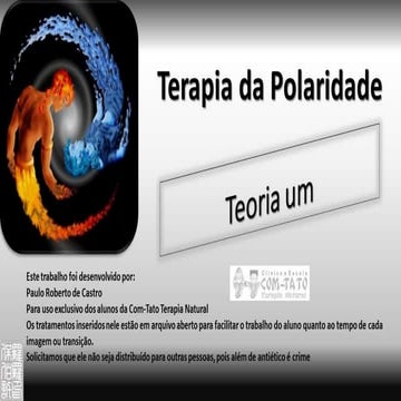 Apresentação terapia da polaridade alunos