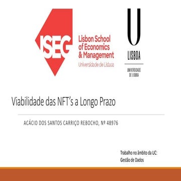 Viabilidade das NFT’s a Longo Prazo 